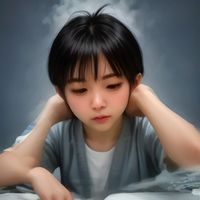 编辑苏澄的照片，年轻男性，穿着连帽衫，坐在电脑前，屏幕上是代码与数据，背景是城市夜景
